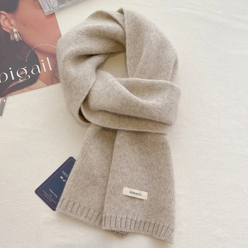 Muffler Men Wool - High Quality 100% Wool Scarf Men