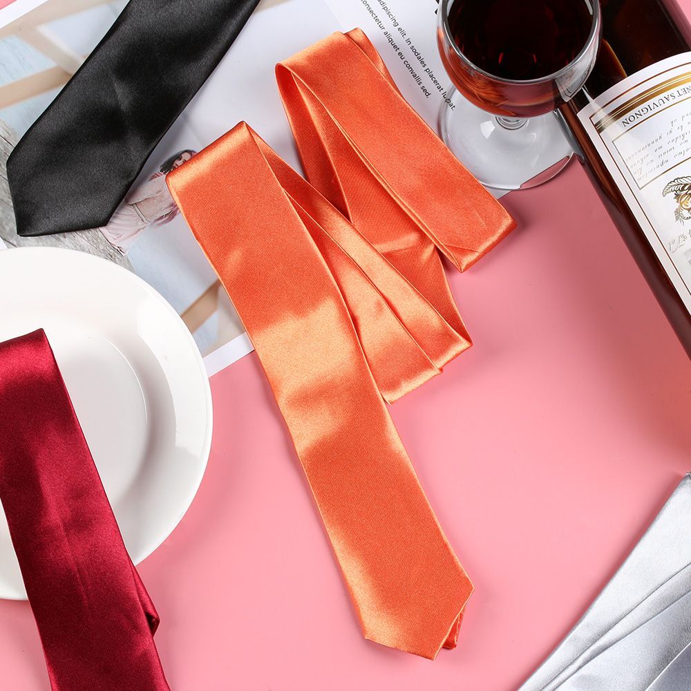 Fashion Casual Slim Plain Mens - огляд і ціна Skinny Tie Men