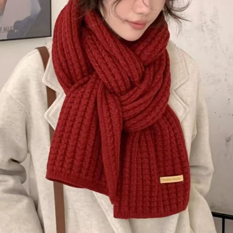 Thick Cable Knit Warm Cashmere - огляд і ціна Muffler Men Wool