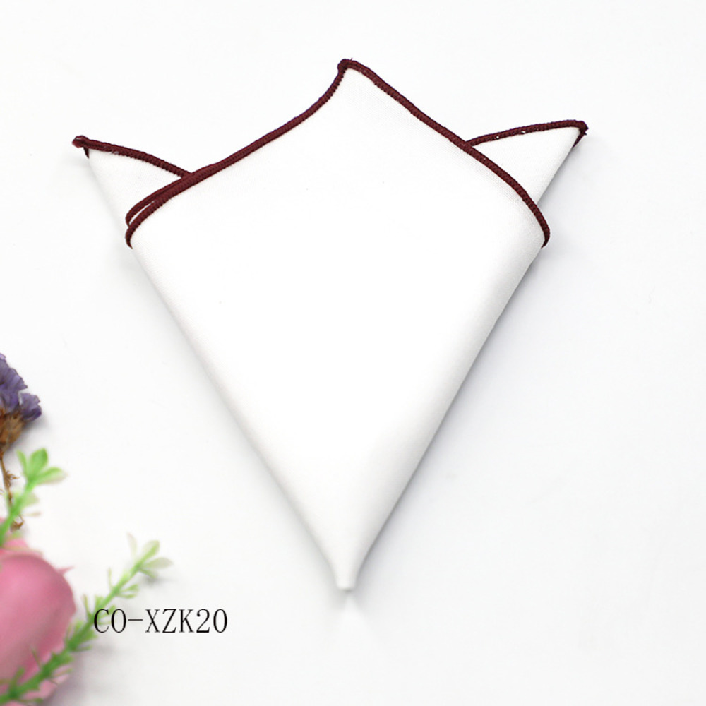 Solid Striped Brown Pocket Squ - огляд і ціна Handkerchief Cotton Men