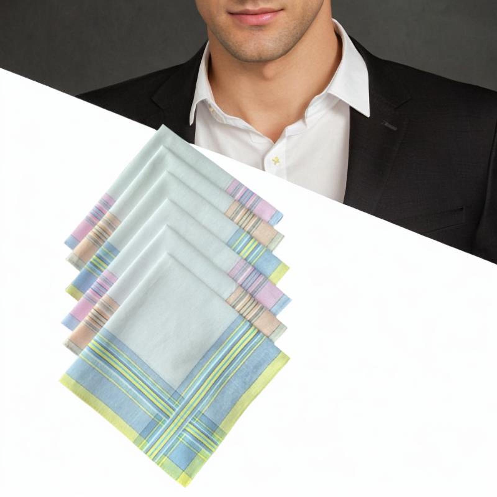 6Pcs Cotton Men's Handkerchief - огляд і ціна Handkerchief Cotton Men