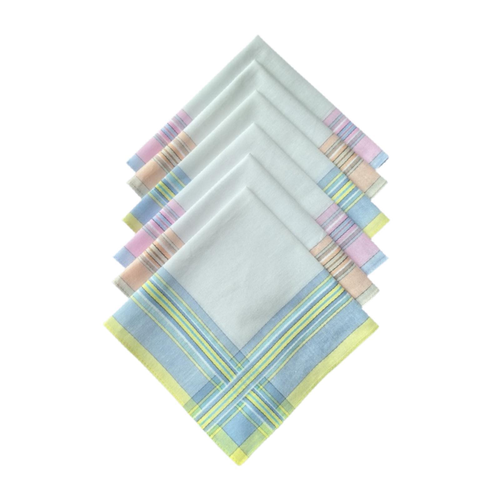 6Pcs Cotton Men's Handkerchief - огляд і ціна Handkerchief Cotton Men
