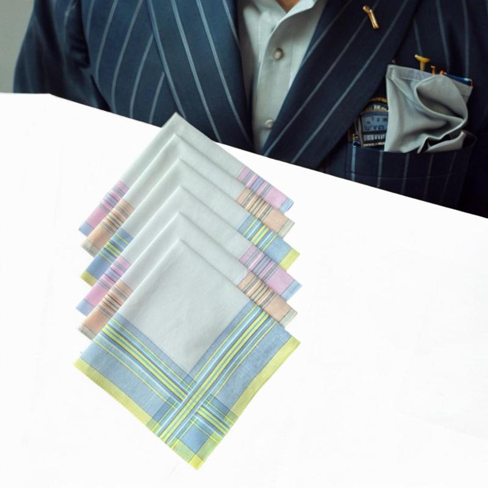 6Pcs Cotton Men's Handkerchief - огляд і ціна Handkerchief Cotton Men