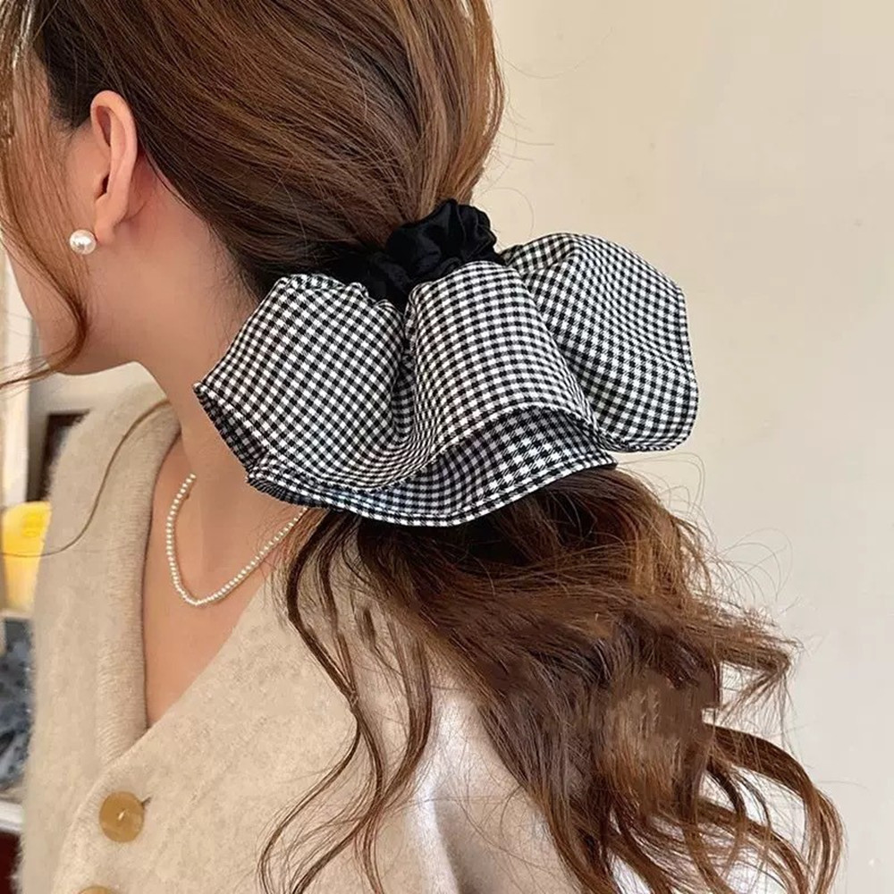 Extra Large Plaid Hair Ties El - огляд і ціна Silk Tie Striped