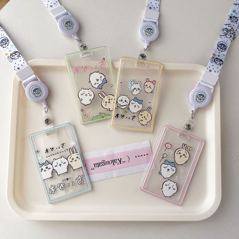 Cute Cartoon Chiikawa Transpar - огляд і ціна Lanyard Badge Holder