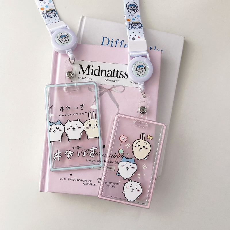 Cute Cartoon Chiikawa Transpar - огляд і ціна Lanyard Badge Holder