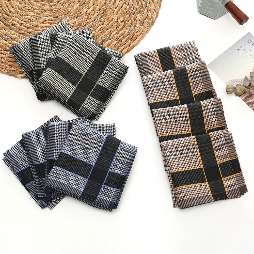 3/6/12 Pcs Men's Pure Cotton H - огляд і ціна Handkerchief Cotton Men
