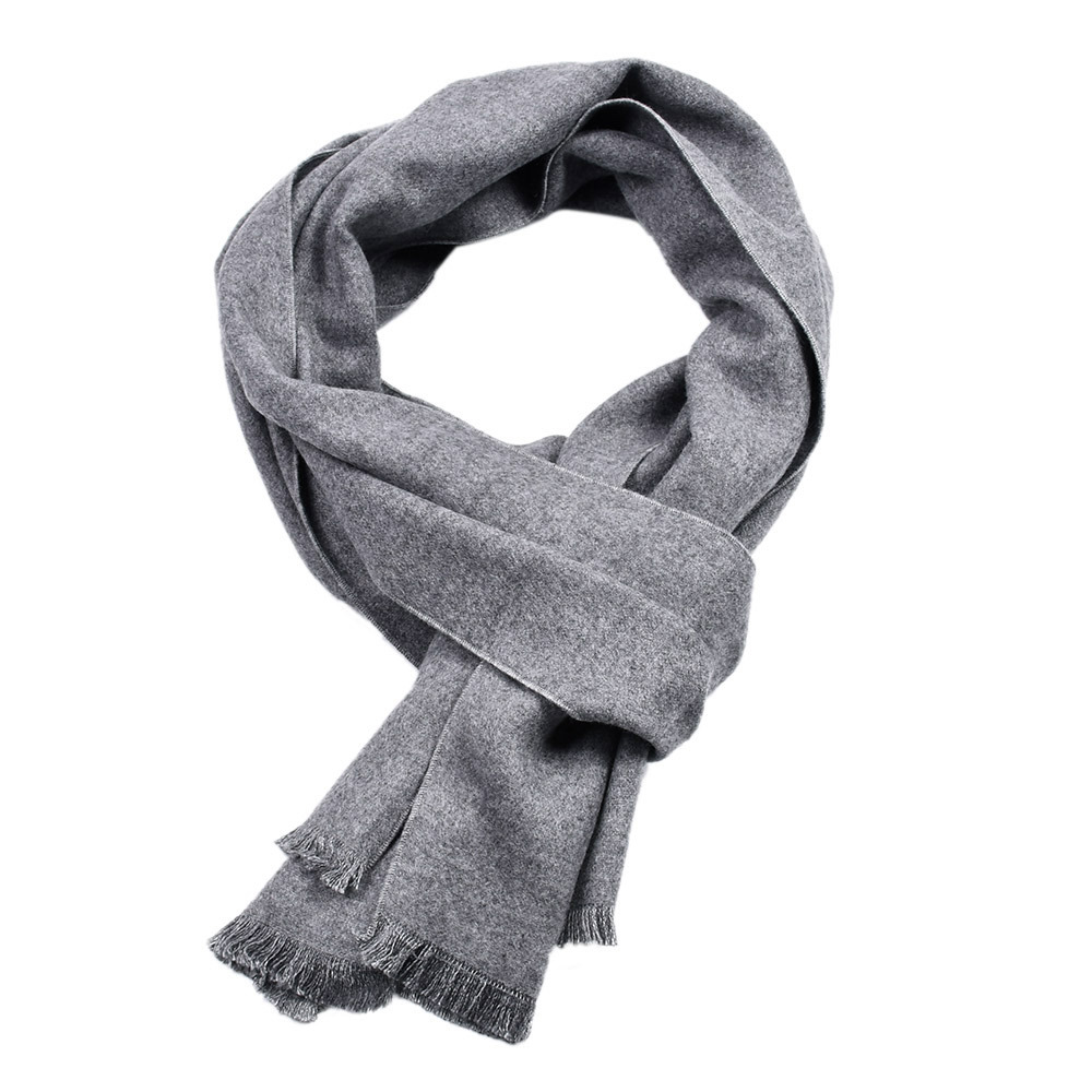 Solid Color Cashmere Scarf Win - огляд і ціна Muffler Men Wool
