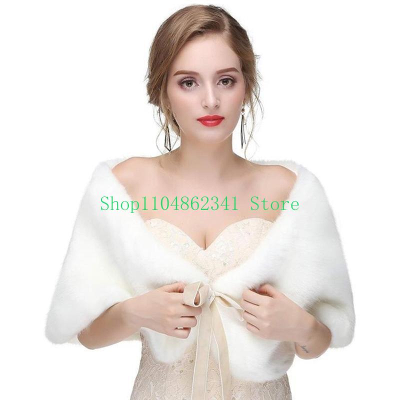 652F Sophisticated Faux Furs S - огляд і ціна Stole Wedding Shawl