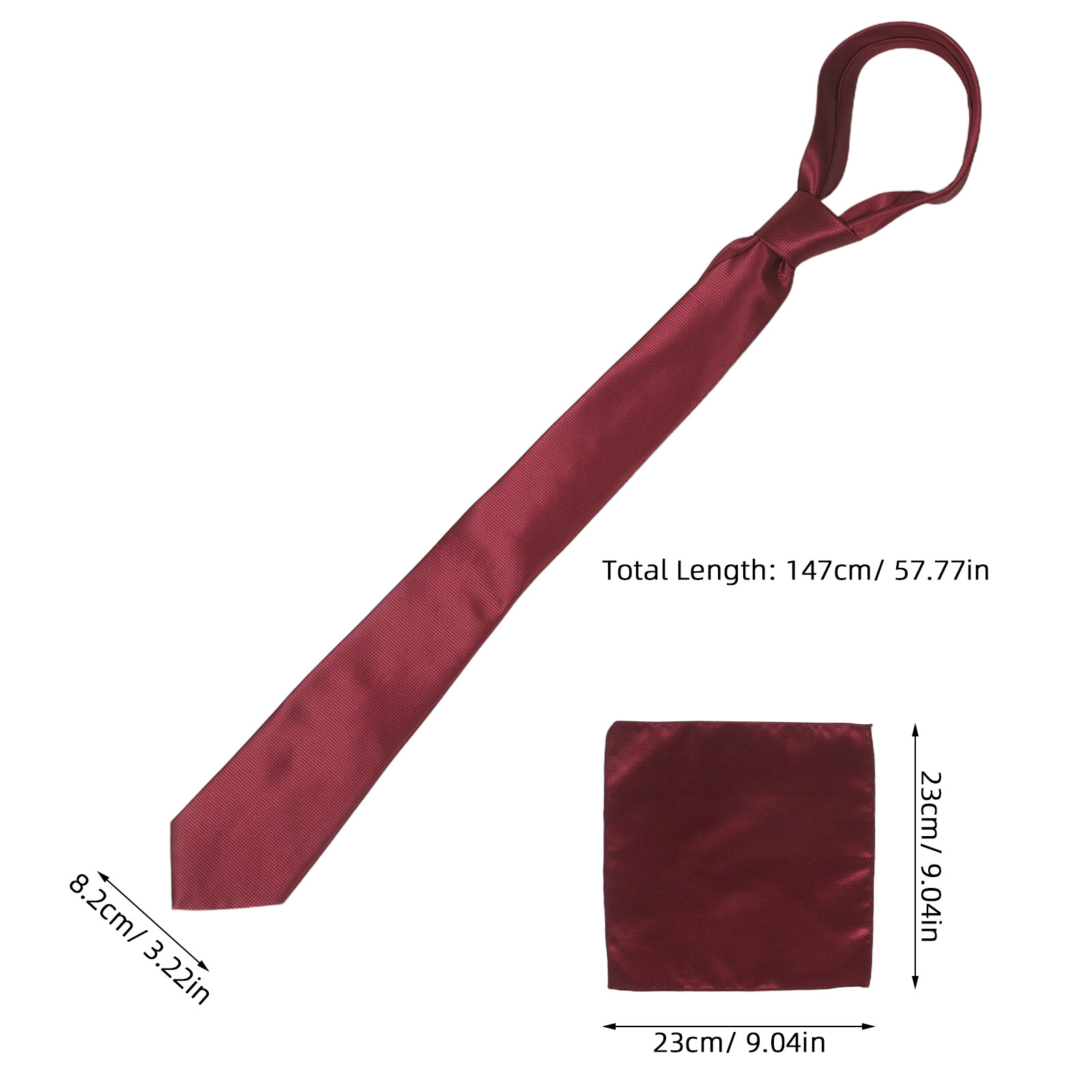 Solid Color Men Necktie Pocket - огляд і ціна Pocket Square Set