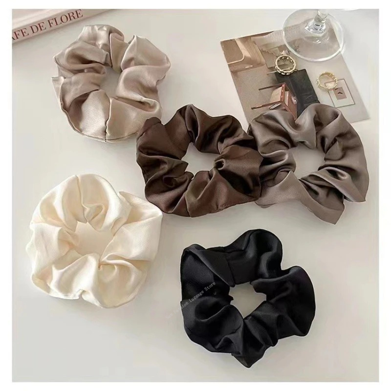 Vintage Silk Hair Scrunchies E - огляд і ціна Silk Tie Striped