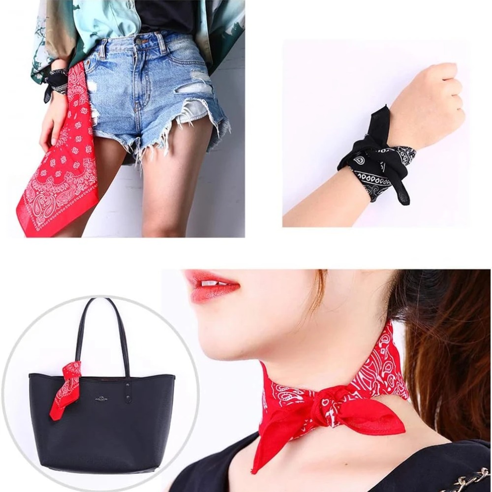 Unisex Men Women Bandana Hairb - огляд і ціна Handkerchief Cotton Men