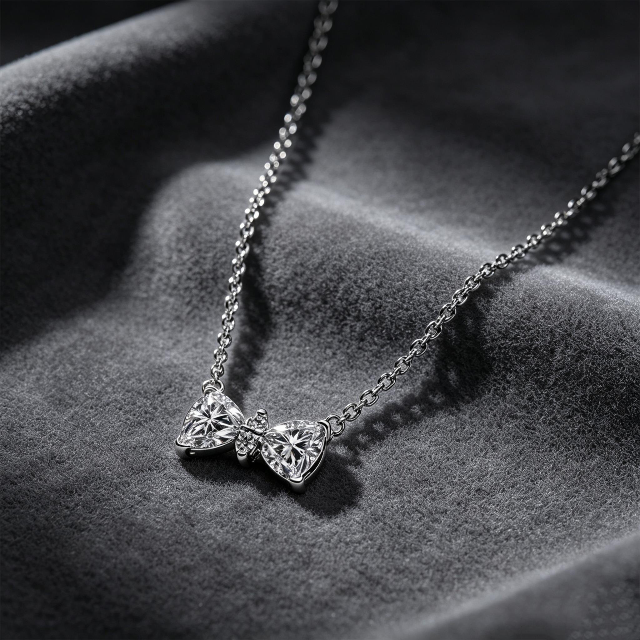 Light luxury Heart-Shaped S925 - огляд і ціна Tie Clip Silver