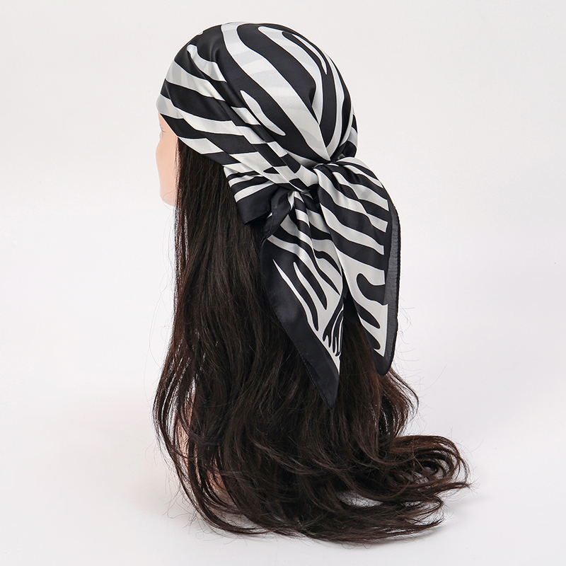 2025 Beach Hijab Stoles Silk S - огляд і ціна Silk Tie Striped