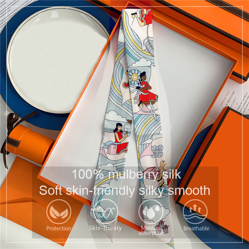 Women 100% Mulberry Silk Scarf - огляд і ціна Silk Neck Scarf