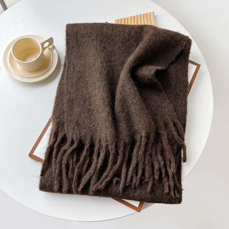 Scarf Lady Autumn Winter Solid - огляд і ціна Muffler Men Wool