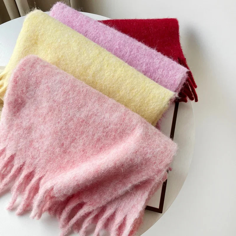 Scarf Lady Autumn Winter Solid - огляд і ціна Muffler Men Wool