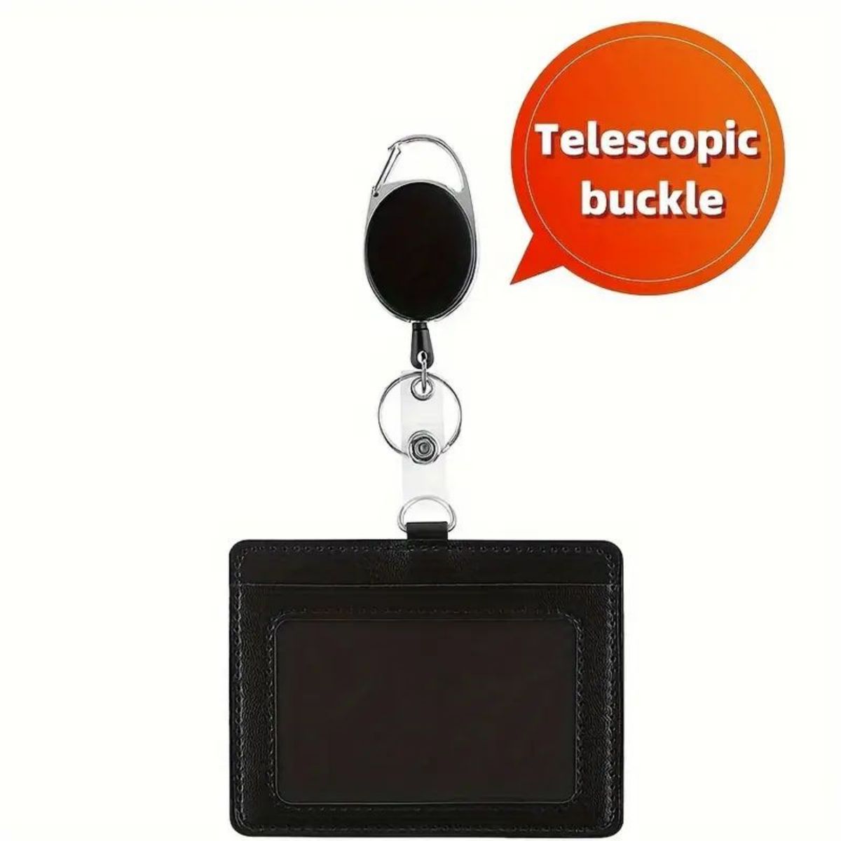 1 pc Horizontal ID badge holde - огляд і ціна Lanyard Badge Holder