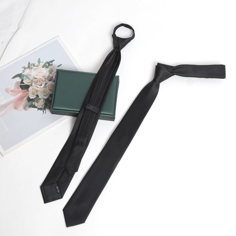 Black Colors Zipper Tie Handma - огляд і ціна Skinny Tie Men
