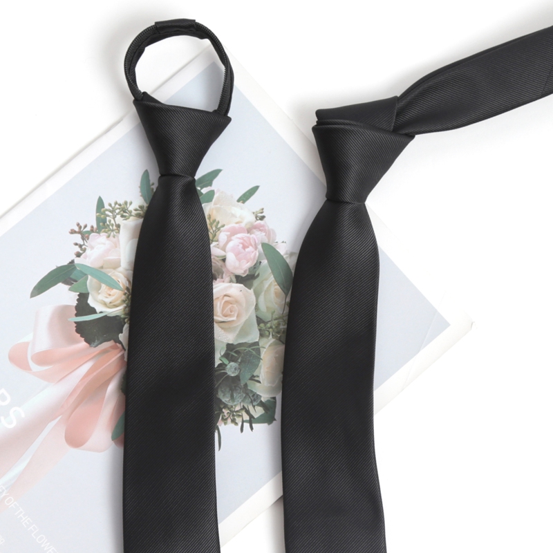 Black Colors Zipper Tie Handma - огляд і ціна Skinny Tie Men