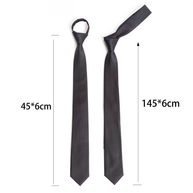 Black Colors Zipper Tie Handma - огляд і ціна Skinny Tie Men