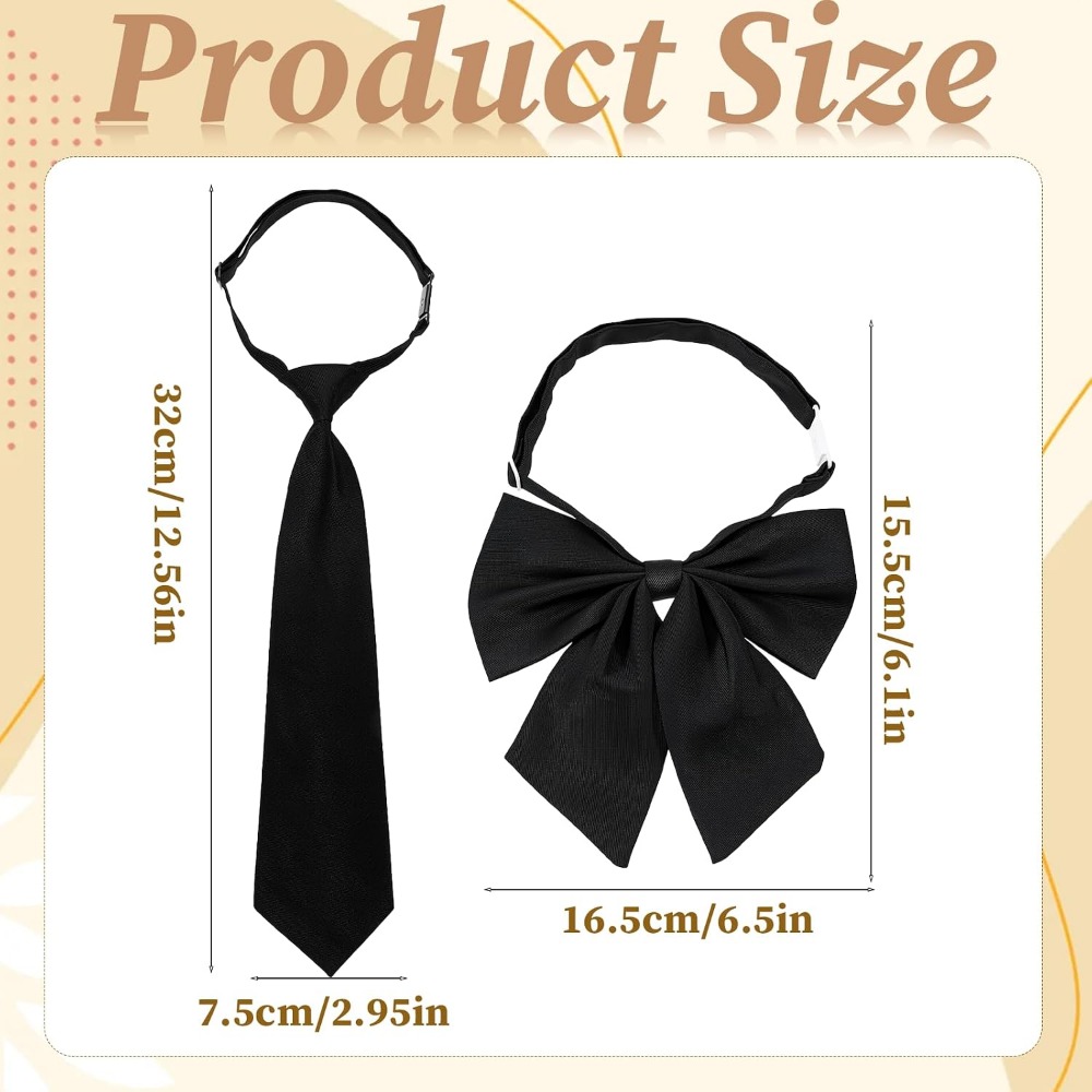 Black Bow Ties for Women, Larg - огляд і ціна Bow Tie Pre Tied