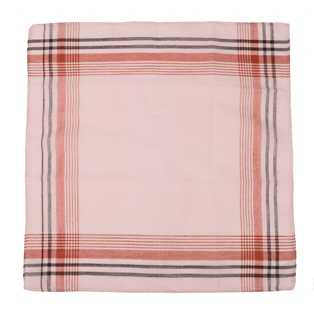 6pcs Men's Mixed Color Plaid S - огляд і ціна Handkerchief Cotton Men