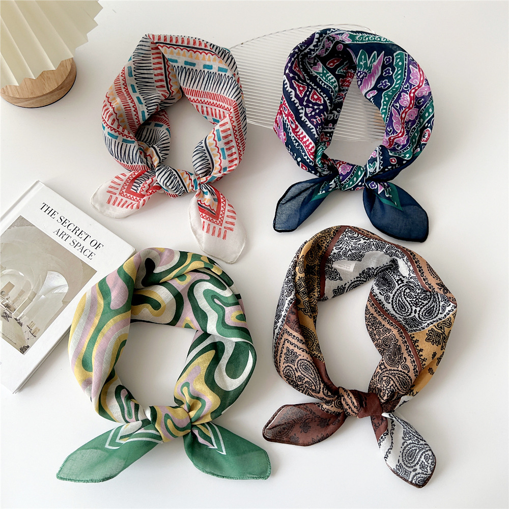 Fashion Cotton Scarf Women Flo - огляд і ціна Bandana Cotton