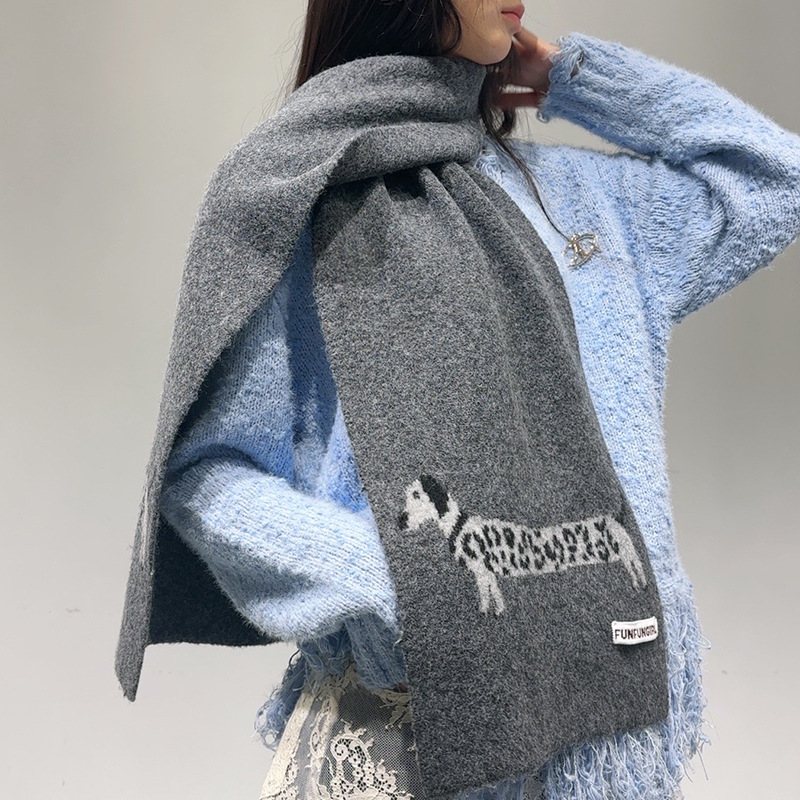 Korean Version Wool Blend Pupp - огляд і ціна Muffler Men Wool