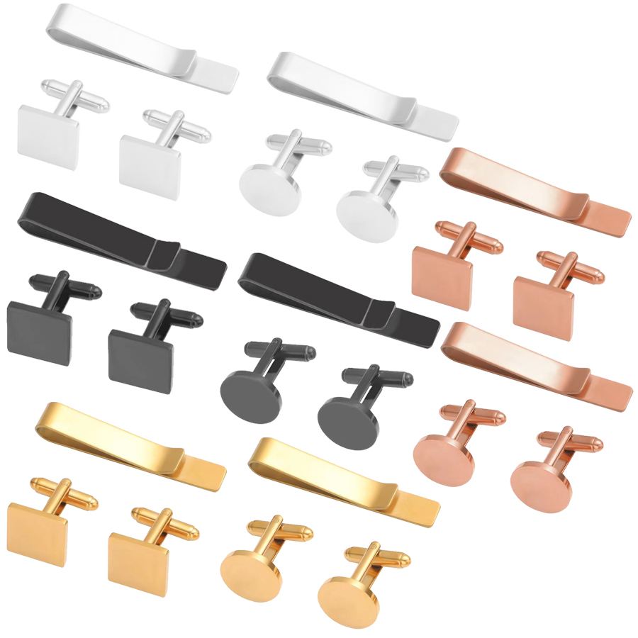 Freeteeme New Fashion Cufflink - огляд і ціна Tie Bar Set Gift