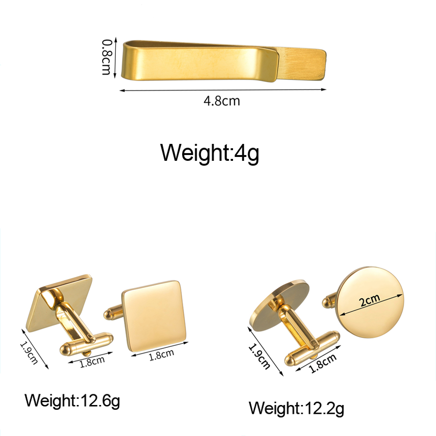 Freeteeme New Fashion Cufflink - огляд і ціна Tie Bar Set Gift