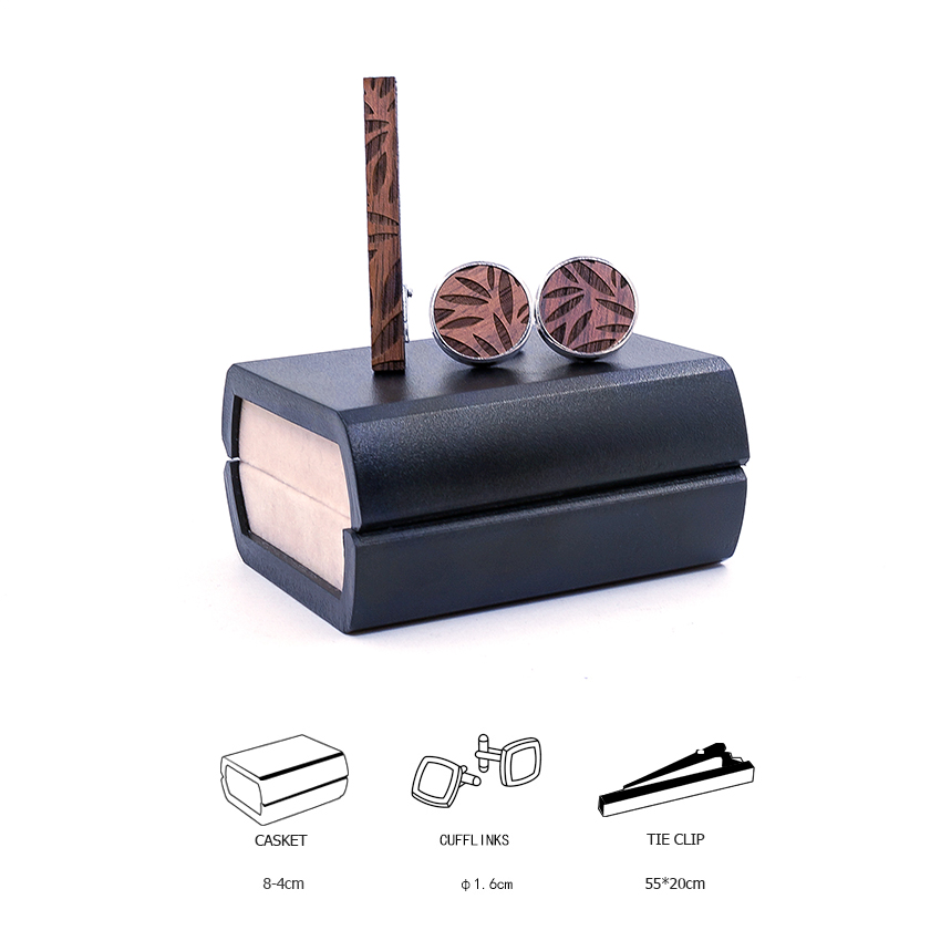 2019 CUFFLINKS TIE CLIPS SET M - огляд і ціна Tie Bar Set Gift