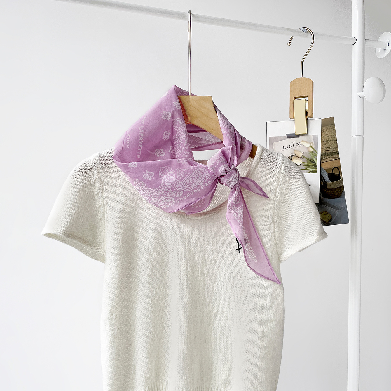 Luxury Scarf Women Hijab Print - огляд і ціна Bandana Cotton