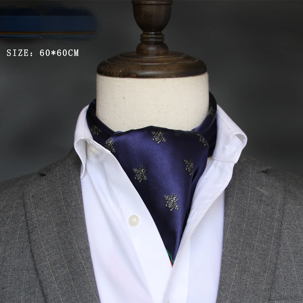 British Men's Silk Scarf Small - огляд і ціна Ascot Neck Scarf