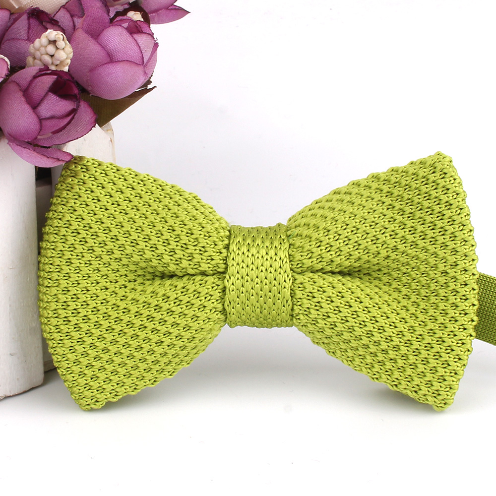 New Men Solid Knitted Bowtie B - огляд і ціна Bow Tie Pre Tied