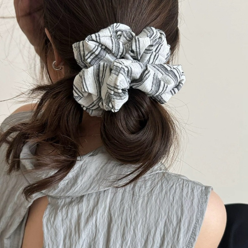 2025 Korea Fashion Stripe Hair - огляд і ціна Silk Tie Striped