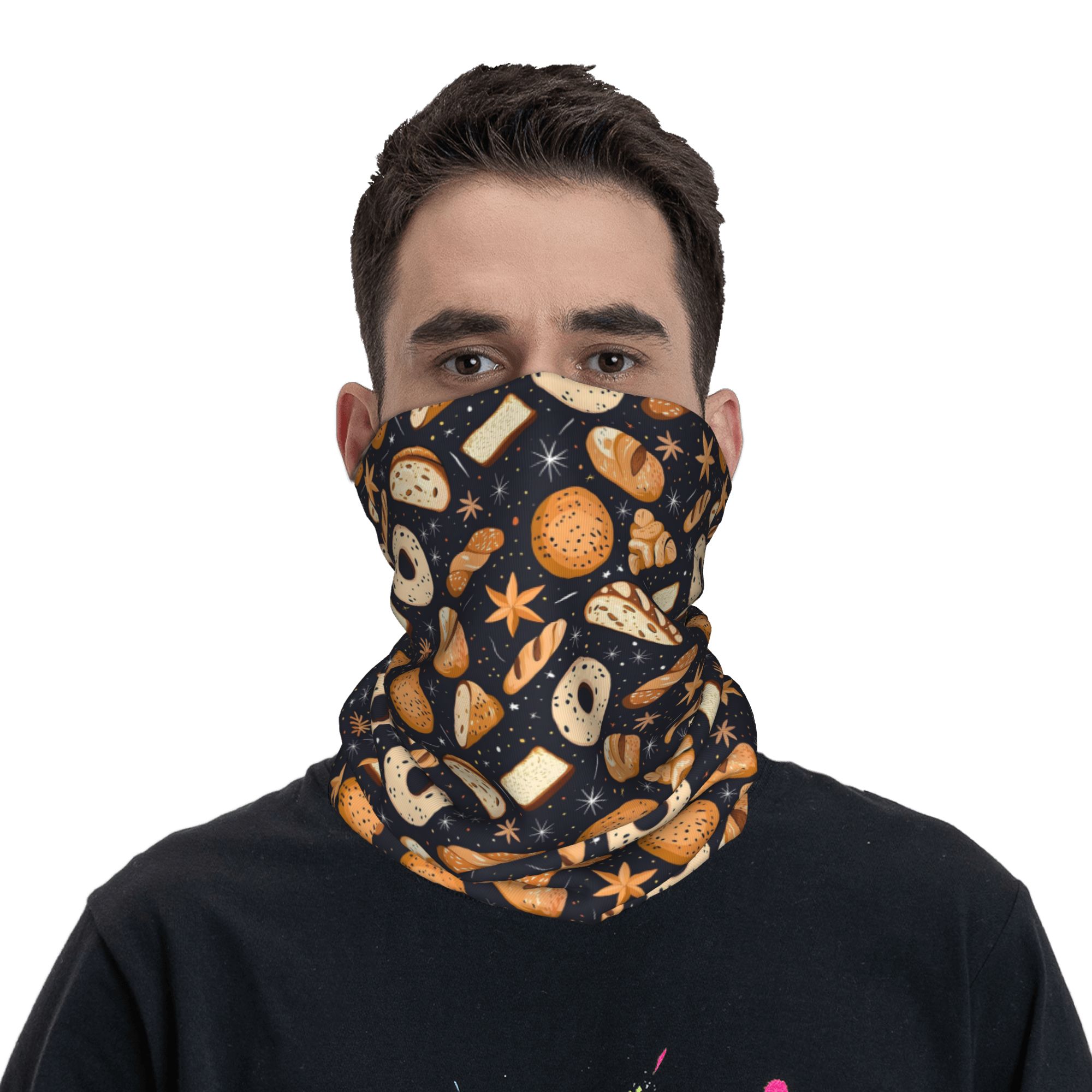 Sourdough Bread Seamless Patte - огляд і ціна Face Scarf Mask
