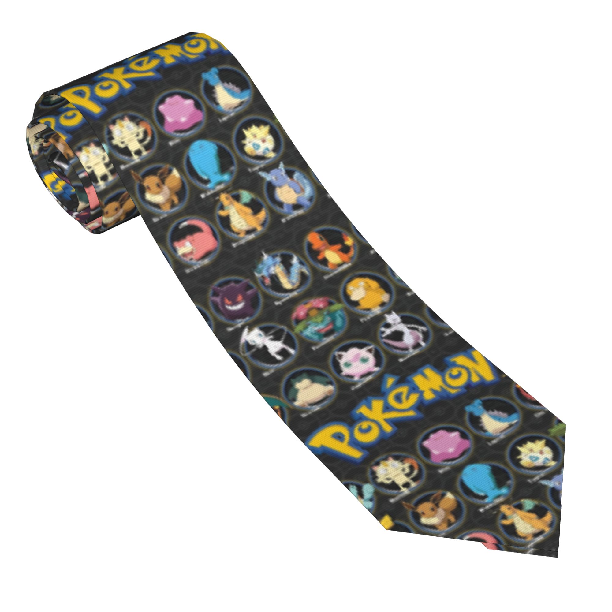 Cartoon Pokemon Characters Nec - огляд і ціна Skinny Tie Men