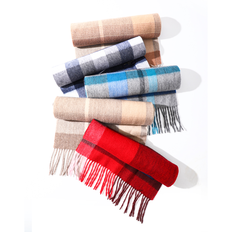 Women Warm classic lattice Sca - огляд і ціна Muffler Men Wool
