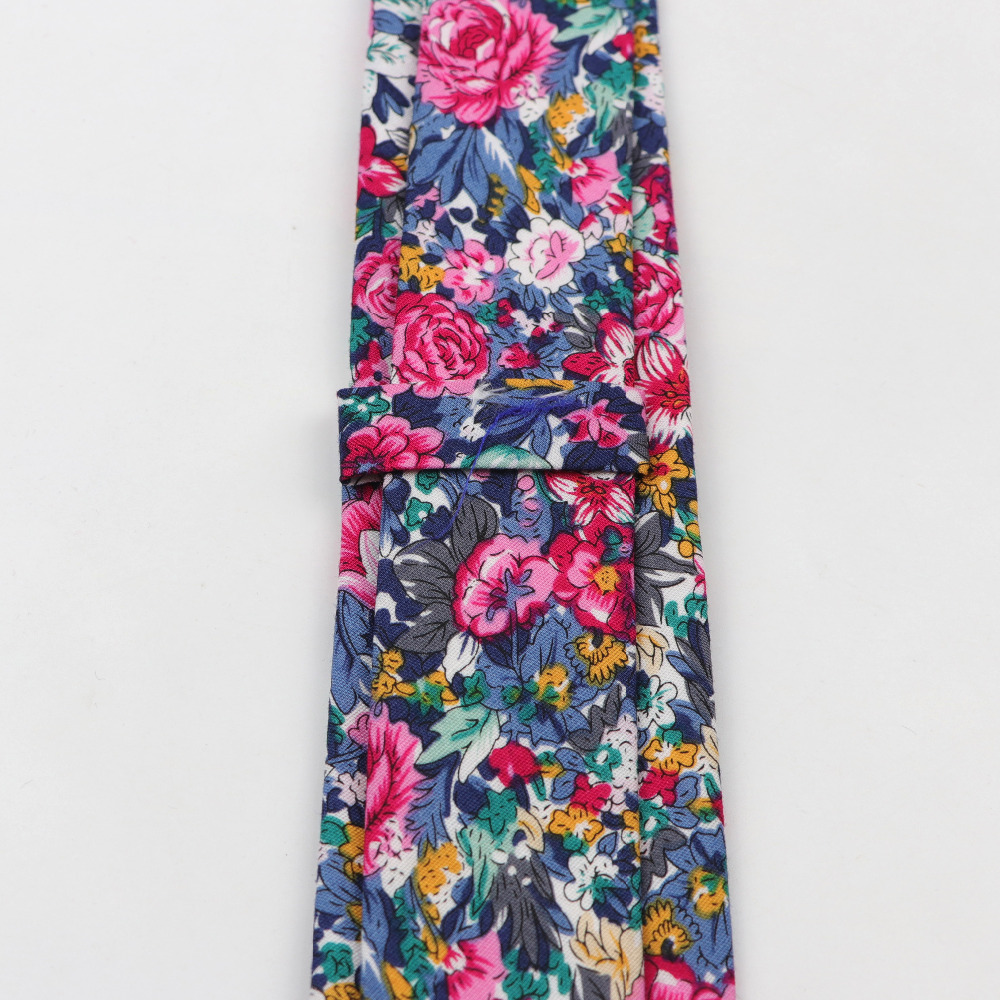 Cotton Flower Tie Men's Colour - огляд і ціна Skinny Tie Men