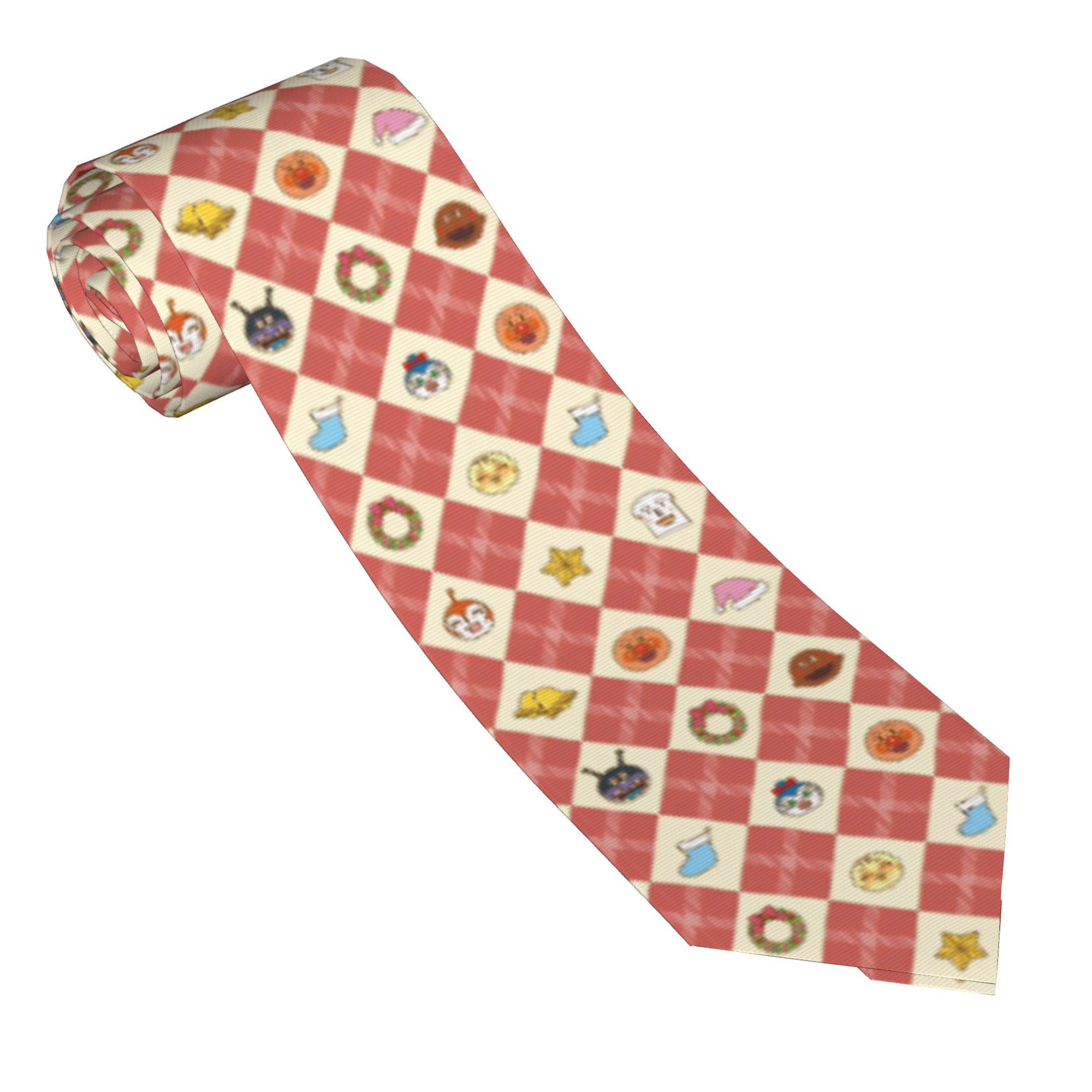 Anpanman Anime Cartoon Necktie - огляд і ціна Skinny Tie Men