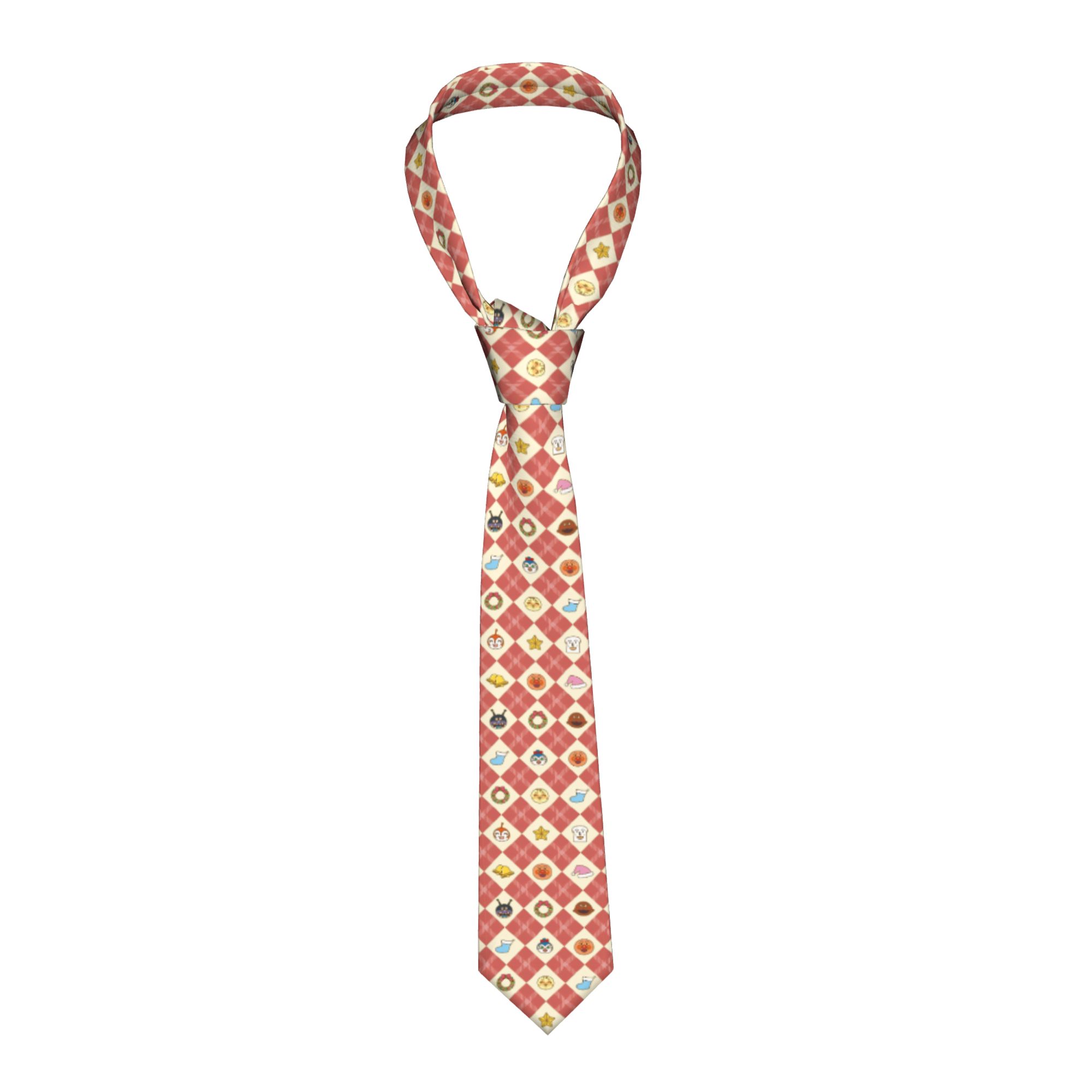 Anpanman Anime Cartoon Necktie - огляд і ціна Skinny Tie Men