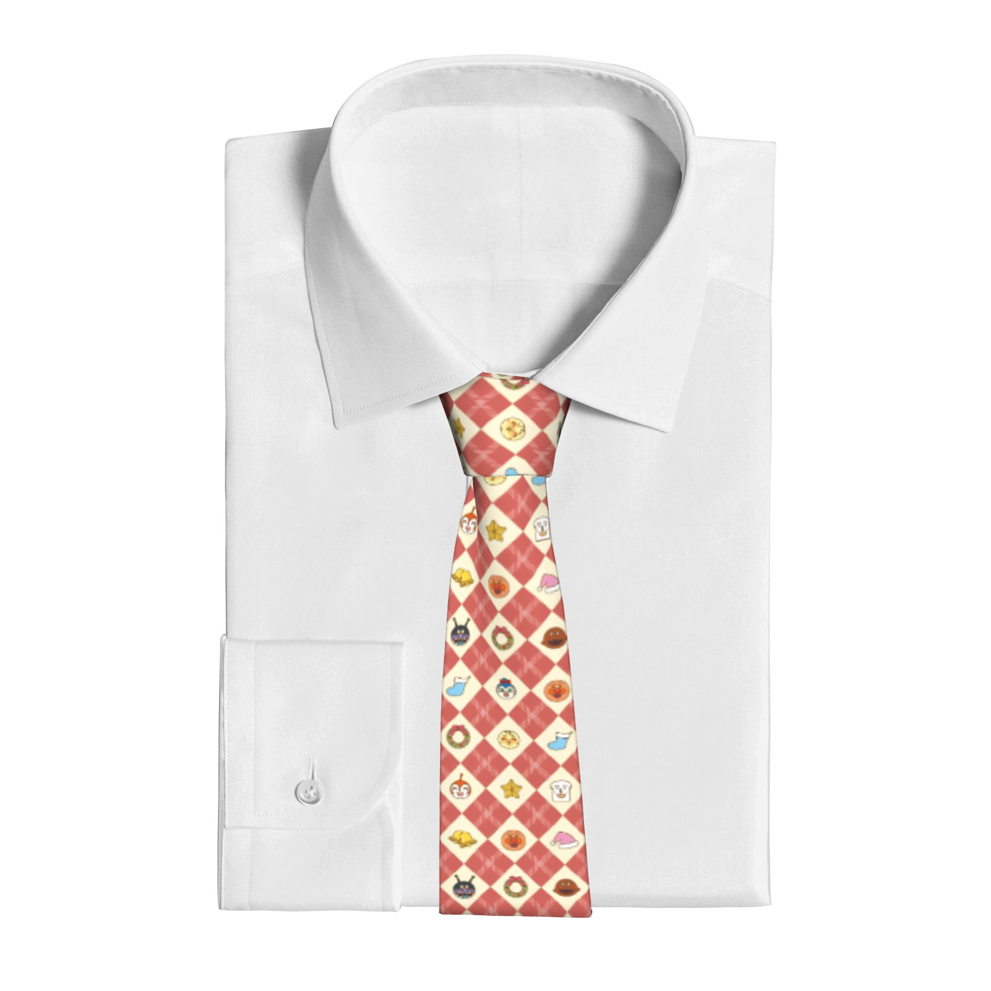 Anpanman Anime Cartoon Necktie - огляд і ціна Skinny Tie Men