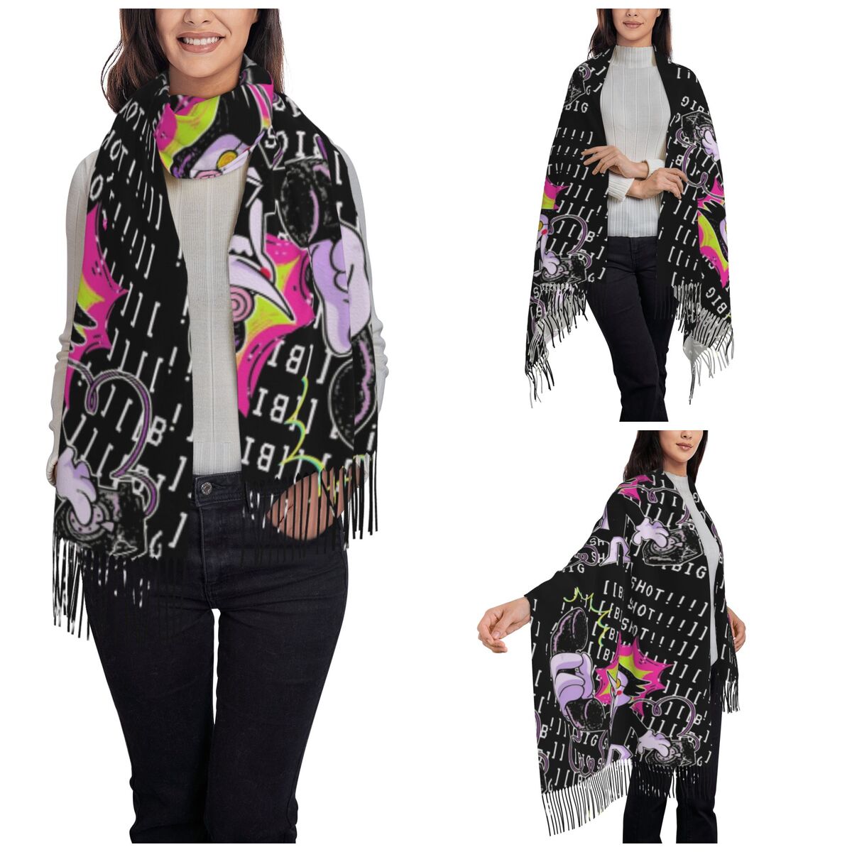 Deltarune Shawl Wrap for Women - огляд і ціна Pashmina Wrap Large