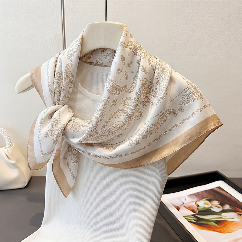 Vintage Beige Paisley Print Sq - огляд і ціна Face Scarf Mask