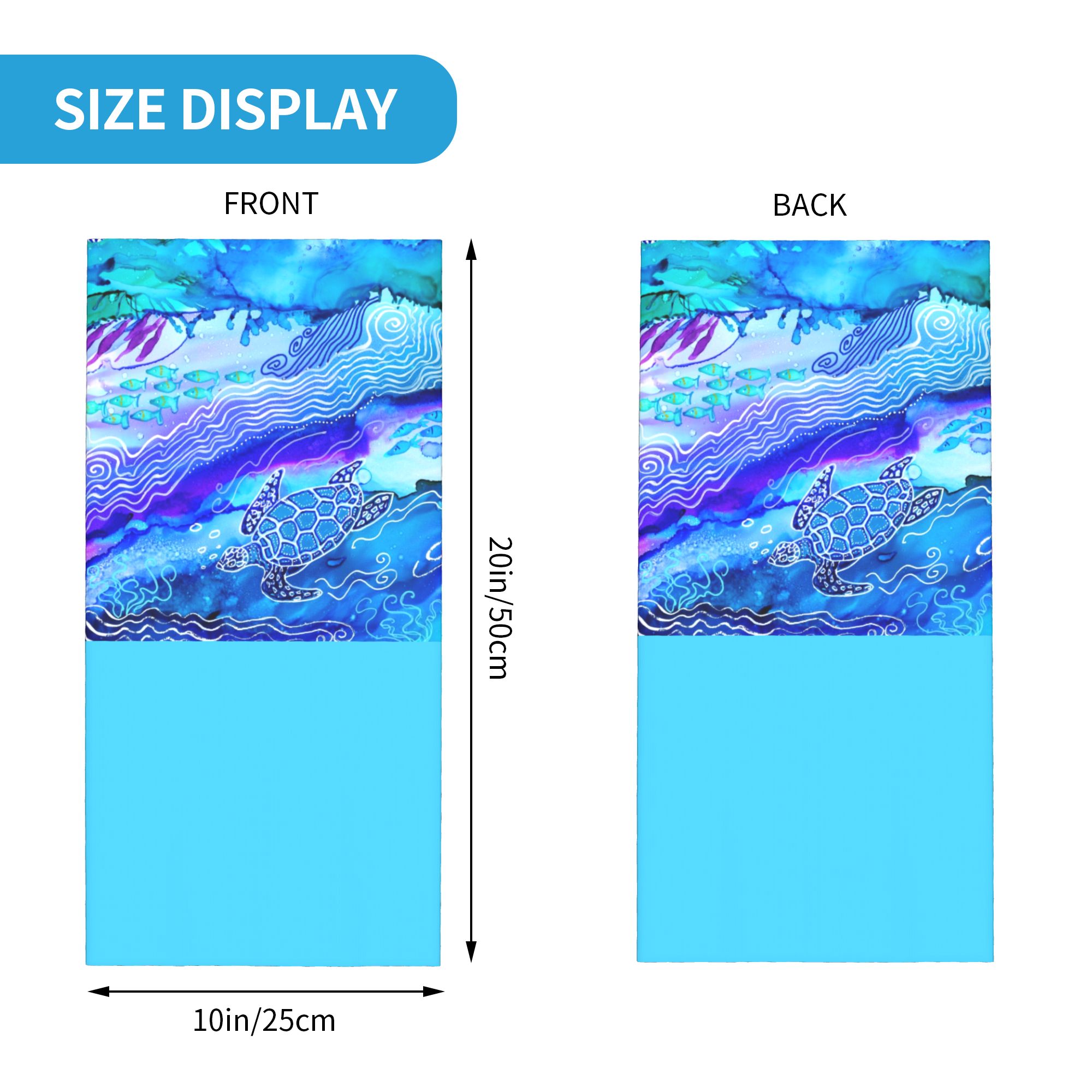 Custom Ocean Turtle Dive Winte - огляд і ціна Neck Warmer Tube