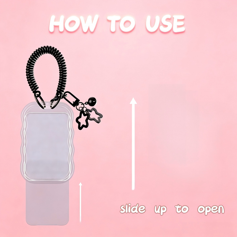 insUnique wavy edge ID card ho - огляд і ціна Lanyard Badge Holder
