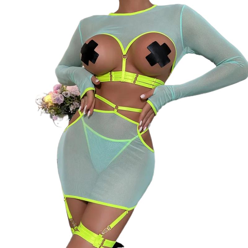 Bikini Fashion Sexy Lingerie 5 - огляд і ціна Silk Tie Striped