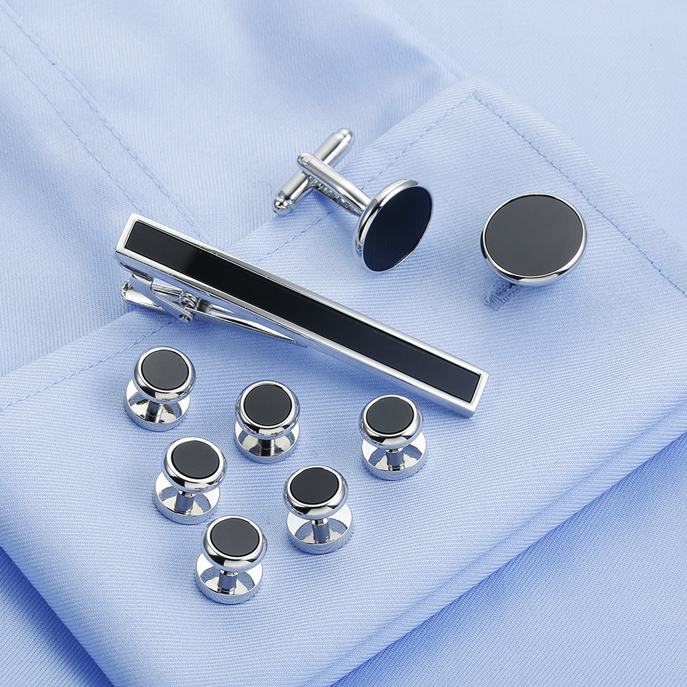 VAGULA 9 PCS Tie bar Cuff link - огляд і ціна Tie Bar Set Gift