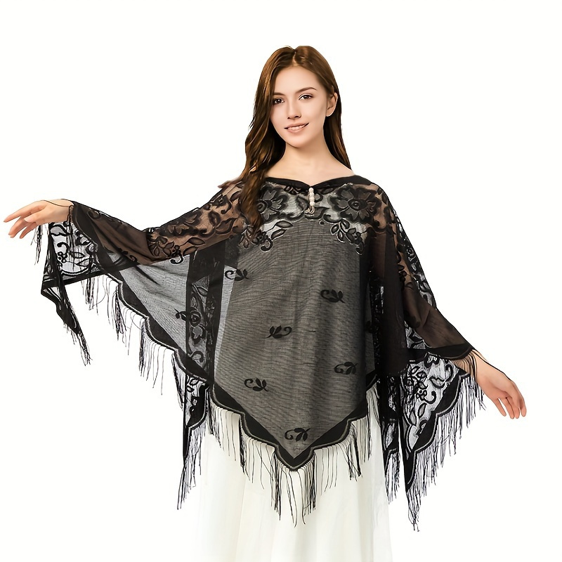 New Embroidery Lace Scarf Shaw - огляд і ціна Stole Wedding Shawl